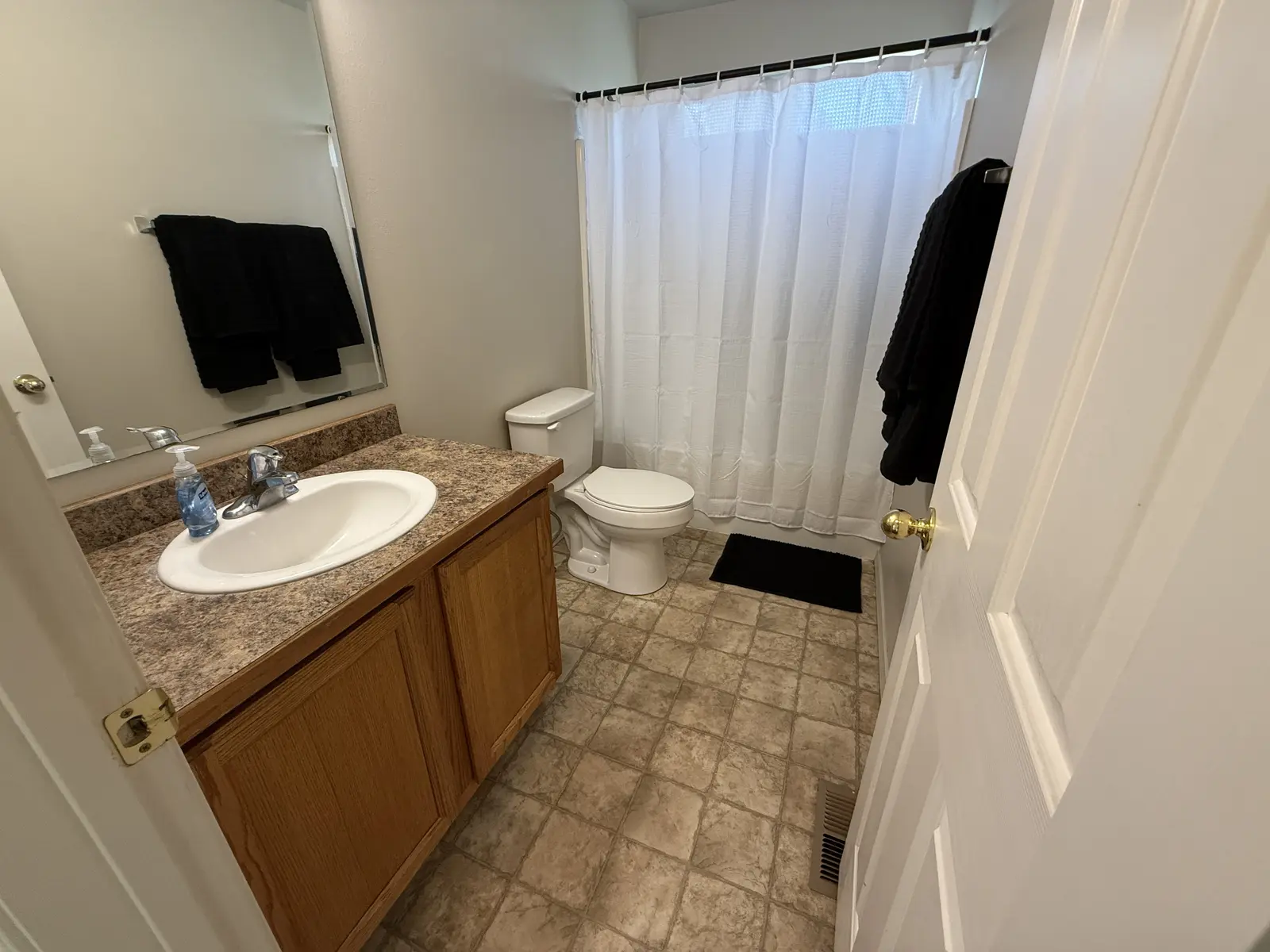 Bathroom at Beta Street Stay